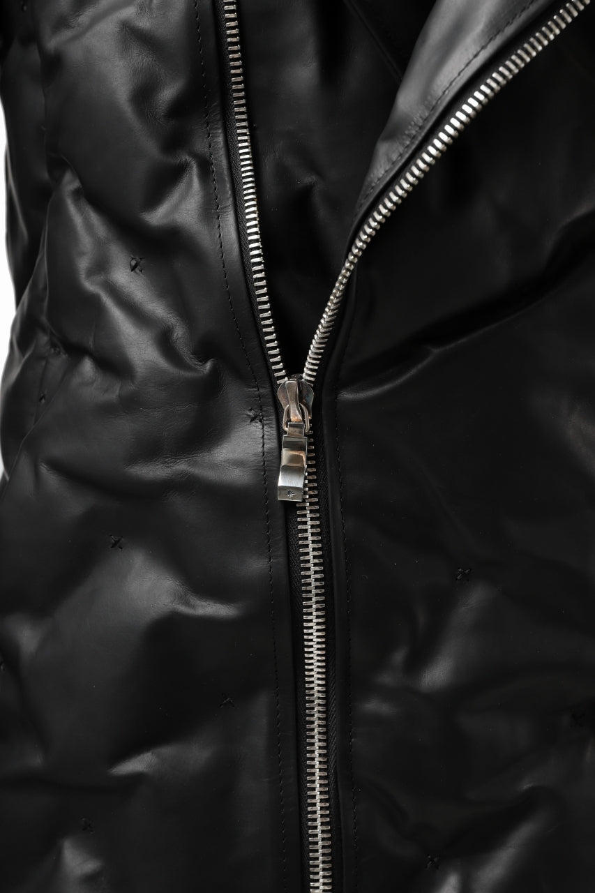 画像をギャラリービューアに読み込む, BACKLASH THE LINE exclusive HOODED DOWN JACKET / GUIDI CALF + POLISH WHITE GOOSE (BLACK)