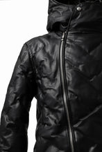 画像をギャラリービューアに読み込む, BACKLASH THE LINE exclusive HOODED DOWN JACKET / GUIDI CALF + POLISH WHITE GOOSE (BLACK)