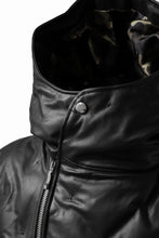 画像をギャラリービューアに読み込む, BACKLASH THE LINE exclusive HOODED DOWN JACKET / GUIDI CALF + POLISH WHITE GOOSE (BLACK)