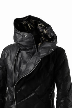 画像をギャラリービューアに読み込む, BACKLASH THE LINE exclusive HOODED DOWN JACKET / GUIDI CALF + POLISH WHITE GOOSE (BLACK)