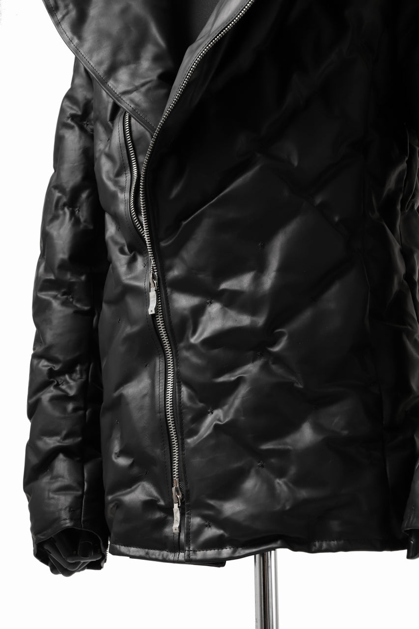 画像をギャラリービューアに読み込む, BACKLASH THE LINE exclusive HOODED DOWN JACKET / GUIDI CALF + POLISH WHITE GOOSE (BLACK)