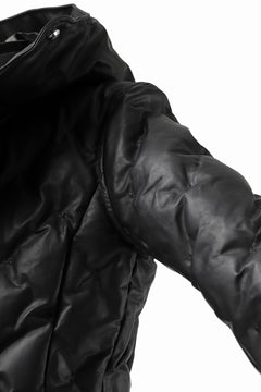 画像をギャラリービューアに読み込む, BACKLASH THE LINE exclusive HOODED DOWN JACKET / GUIDI CALF + POLISH WHITE GOOSE (BLACK)