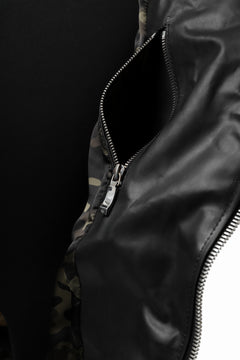 画像をギャラリービューアに読み込む, BACKLASH THE LINE exclusive HOODED DOWN JACKET / GUIDI CALF + POLISH WHITE GOOSE (BLACK)