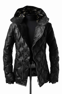 画像をギャラリービューアに読み込む, BACKLASH THE LINE exclusive HOODED DOWN JACKET / GUIDI CALF + POLISH WHITE GOOSE (BLACK)