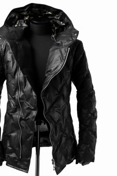 画像をギャラリービューアに読み込む, BACKLASH THE LINE exclusive HOODED DOWN JACKET / GUIDI CALF + POLISH WHITE GOOSE (BLACK)