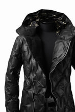 画像をギャラリービューアに読み込む, BACKLASH THE LINE exclusive HOODED DOWN JACKET / GUIDI CALF + POLISH WHITE GOOSE (BLACK)