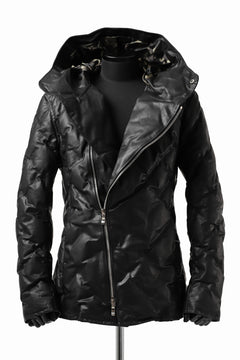 画像をギャラリービューアに読み込む, BACKLASH THE LINE exclusive HOODED DOWN JACKET / GUIDI CALF + POLISH WHITE GOOSE (BLACK)