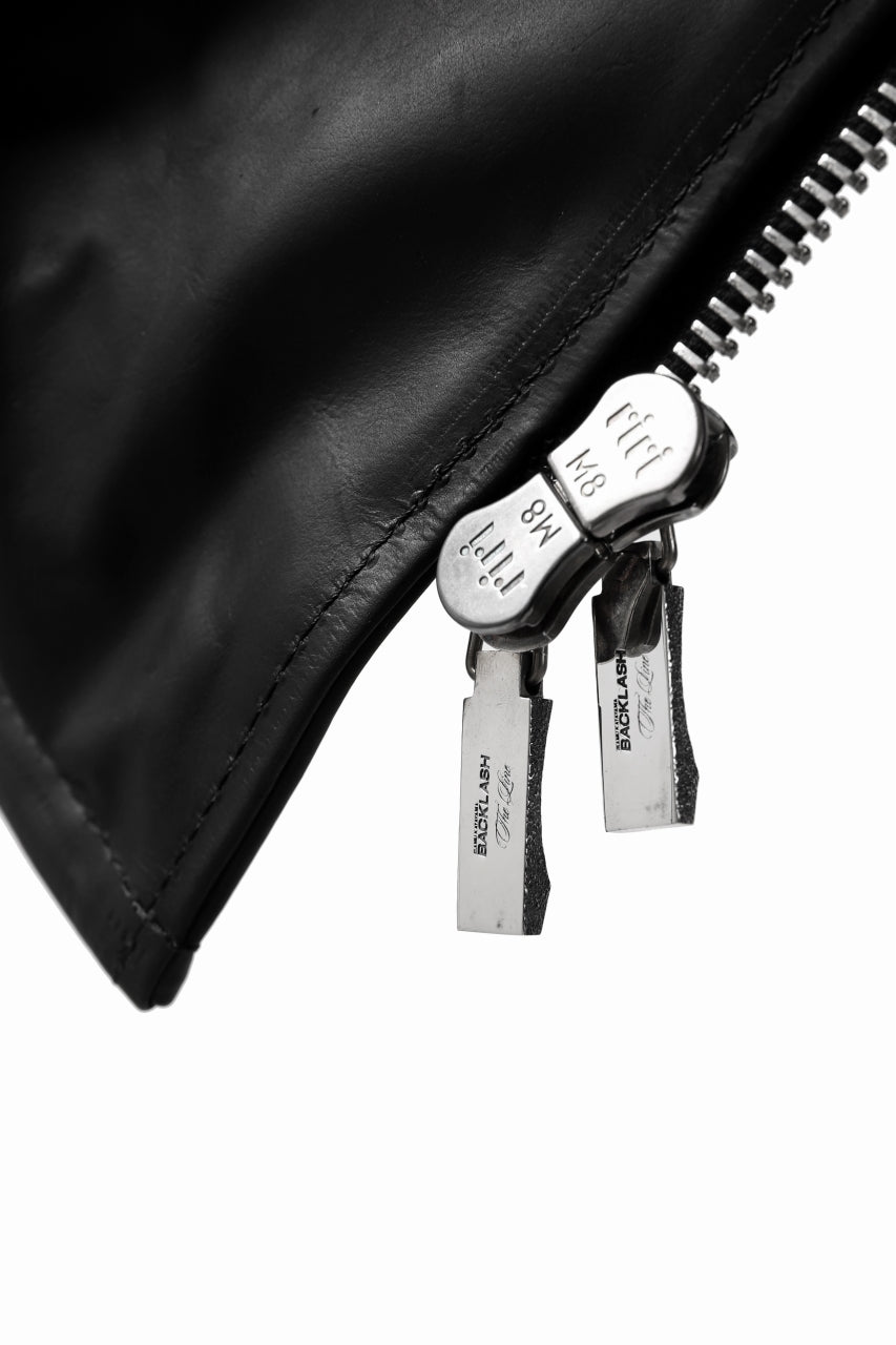 画像をギャラリービューアに読み込む, BACKLASH THE LINE exclusive HOODED DOWN JACKET / GUIDI CALF + POLISH WHITE GOOSE (BLACK)