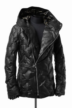 画像をギャラリービューアに読み込む, BACKLASH THE LINE exclusive HOODED DOWN JACKET / GUIDI CALF + POLISH WHITE GOOSE (BLACK)