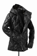 画像をギャラリービューアに読み込む, BACKLASH THE LINE exclusive HOODED DOWN JACKET / GUIDI CALF + POLISH WHITE GOOSE (BLACK)