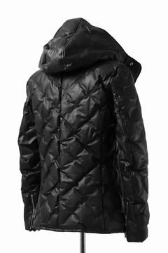 画像をギャラリービューアに読み込む, BACKLASH THE LINE exclusive HOODED DOWN JACKET / GUIDI CALF + POLISH WHITE GOOSE (BLACK)