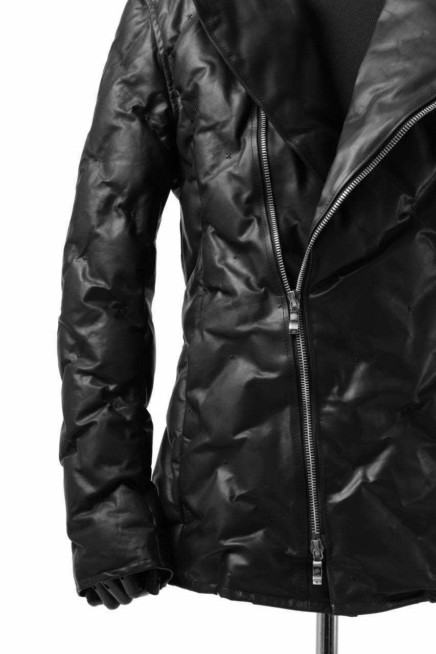 画像をギャラリービューアに読み込む, BACKLASH THE LINE exclusive HOODED DOWN JACKET / GUIDI CALF + POLISH WHITE GOOSE (BLACK)