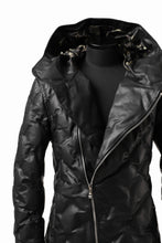 画像をギャラリービューアに読み込む, BACKLASH THE LINE exclusive HOODED DOWN JACKET / GUIDI CALF + POLISH WHITE GOOSE (BLACK)
