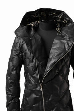 画像をギャラリービューアに読み込む, BACKLASH THE LINE exclusive HOODED DOWN JACKET / GUIDI CALF + POLISH WHITE GOOSE (BLACK)
