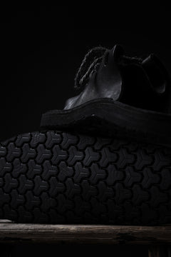 画像をギャラリービューアに読み込む, BACKLASH xx TOKYOSANDAL DRAPE FITTED SANDAL / DOUBLE SHOULDER OBJECT DYED (BLACK)