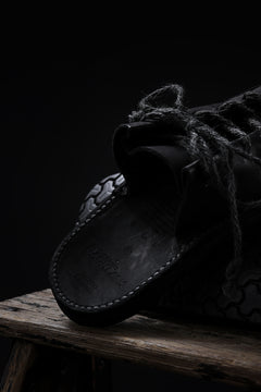 画像をギャラリービューアに読み込む, BACKLASH xx TOKYOSANDAL DRAPE FITTED SANDAL / DOUBLE SHOULDER OBJECT DYED (BLACK)