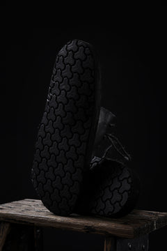 画像をギャラリービューアに読み込む, BACKLASH xx TOKYOSANDAL DRAPE FITTED SANDAL / DOUBLE SHOULDER OBJECT DYED (BLACK)