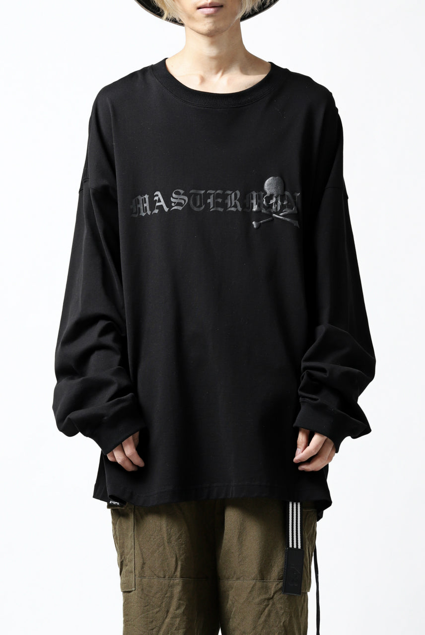 画像をギャラリービューアに読み込む, mastermind JAPAN BOXY-FIT LS / RUBBER AND FOAM PRINTED (BLACK)