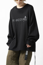 画像をギャラリービューアに読み込む, mastermind JAPAN BOXY-FIT LS / RUBBER AND FOAM PRINTED (BLACK)