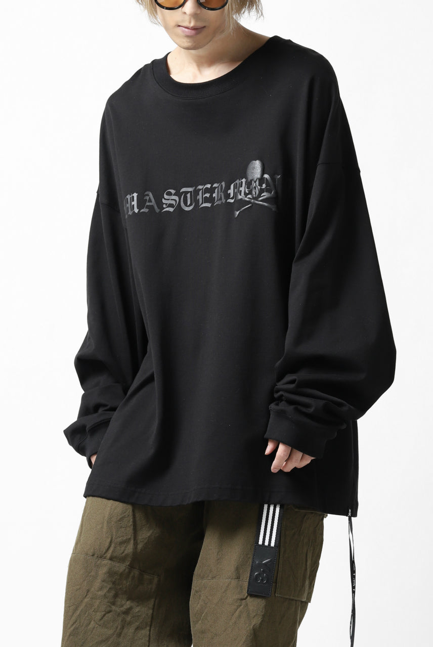 画像をギャラリービューアに読み込む, mastermind JAPAN BOXY-FIT LS / RUBBER AND FOAM PRINTED (BLACK)