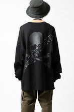 画像をギャラリービューアに読み込む, mastermind JAPAN BOXY-FIT LS / RUBBER AND FOAM PRINTED (BLACK)