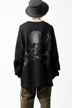 画像をギャラリービューアに読み込む, mastermind JAPAN BOXY-FIT LS / RUBBER AND FOAM PRINTED (BLACK)