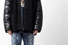画像をギャラリービューアに読み込む, FACETASM ZIPPER SHERPA QUILTED LINER JACKET (BLACK x BLACK)