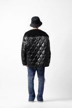 画像をギャラリービューアに読み込む, FACETASM ZIPPER SHERPA QUILTED LINER JACKET (BLACK x BLACK)