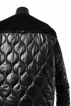 画像をギャラリービューアに読み込む, FACETASM ZIPPER SHERPA QUILTED LINER JACKET (BLACK x BLACK)