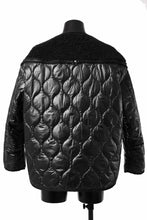 画像をギャラリービューアに読み込む, FACETASM ZIPPER SHERPA QUILTED LINER JACKET (BLACK x BLACK)