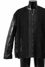 画像をギャラリービューアに読み込む, FACETASM ZIPPER SHERPA QUILTED LINER JACKET (BLACK x BLACK)