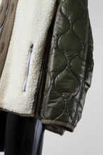 画像をギャラリービューアに読み込む, FACETASM ZIPPER SHERPA QUILTED LINER JACKET (ECRU x KHAKI)