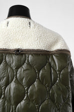 画像をギャラリービューアに読み込む, FACETASM ZIPPER SHERPA QUILTED LINER JACKET (ECRU x KHAKI)