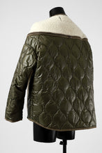 画像をギャラリービューアに読み込む, FACETASM ZIPPER SHERPA QUILTED LINER JACKET (ECRU x KHAKI)
