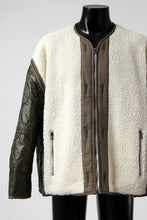 画像をギャラリービューアに読み込む, FACETASM ZIPPER SHERPA QUILTED LINER JACKET (ECRU x KHAKI)