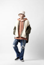 画像をギャラリービューアに読み込む, FACETASM ZIPPER SHERPA QUILTED LINER JACKET (ECRU x KHAKI)