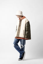 画像をギャラリービューアに読み込む, FACETASM ZIPPER SHERPA QUILTED LINER JACKET (ECRU x KHAKI)