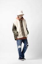 画像をギャラリービューアに読み込む, FACETASM ZIPPER SHERPA QUILTED LINER JACKET (ECRU x KHAKI)