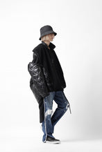 画像をギャラリービューアに読み込む, FACETASM HIGH-LOW FLEECE ZIPPER JACKET (BLACK)