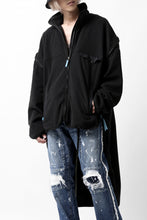 画像をギャラリービューアに読み込む, FACETASM HIGH-LOW FLEECE ZIPPER JACKET (BLACK)