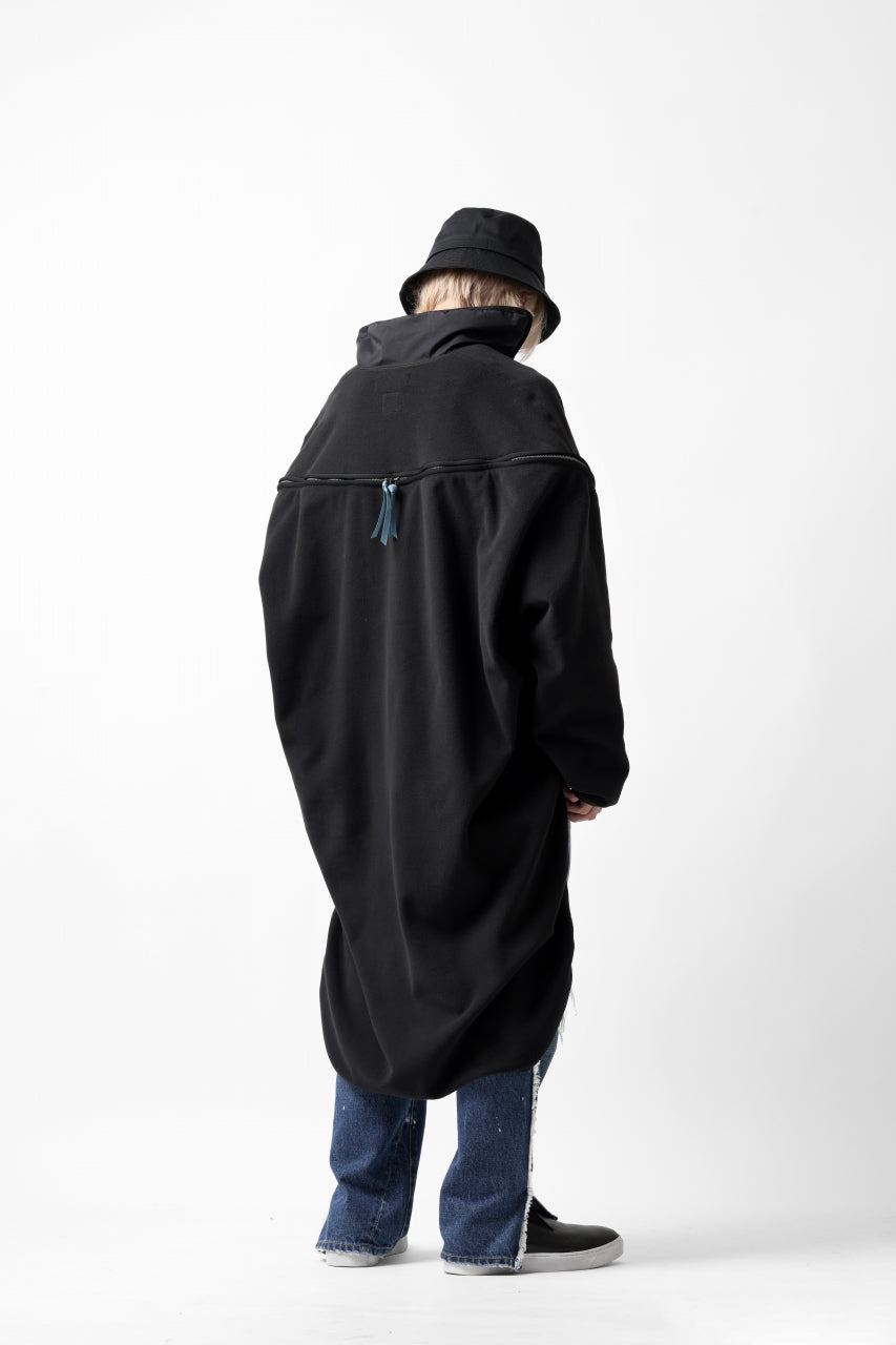 画像をギャラリービューアに読み込む, FACETASM HIGH-LOW FLEECE ZIPPER JACKET (BLACK)