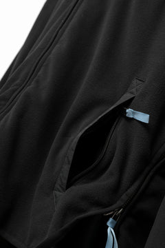 画像をギャラリービューアに読み込む, FACETASM HIGH-LOW FLEECE ZIPPER JACKET (BLACK)