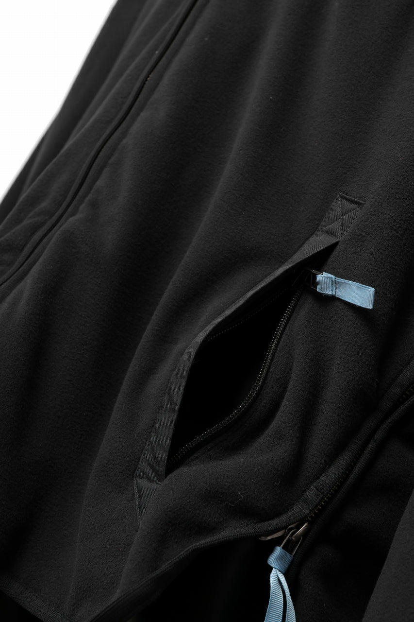 画像をギャラリービューアに読み込む, FACETASM HIGH-LOW FLEECE ZIPPER JACKET (BLACK)