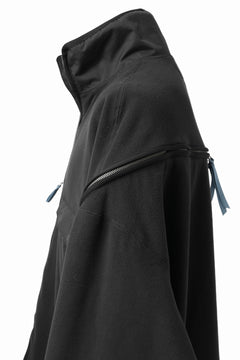 画像をギャラリービューアに読み込む, FACETASM HIGH-LOW FLEECE ZIPPER JACKET (BLACK)