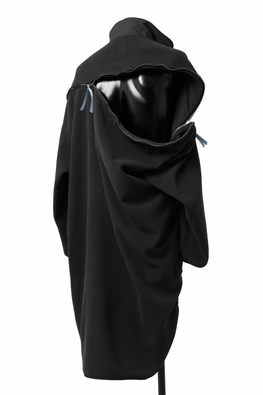 画像をギャラリービューアに読み込む, FACETASM HIGH-LOW FLEECE ZIPPER JACKET (BLACK)