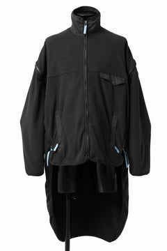 画像をギャラリービューアに読み込む, FACETASM HIGH-LOW FLEECE ZIPPER JACKET (BLACK)