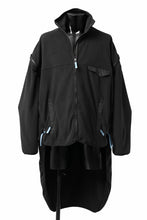 画像をギャラリービューアに読み込む, FACETASM HIGH-LOW FLEECE ZIPPER JACKET (BLACK)