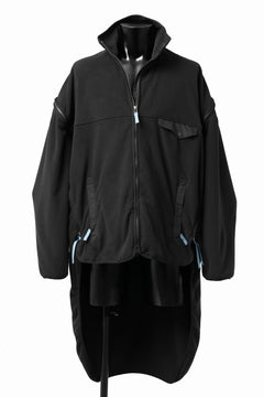 画像をギャラリービューアに読み込む, FACETASM HIGH-LOW FLEECE ZIPPER JACKET (BLACK)