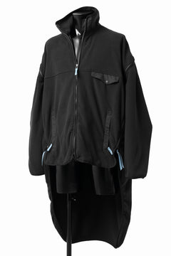 画像をギャラリービューアに読み込む, FACETASM HIGH-LOW FLEECE ZIPPER JACKET (BLACK)