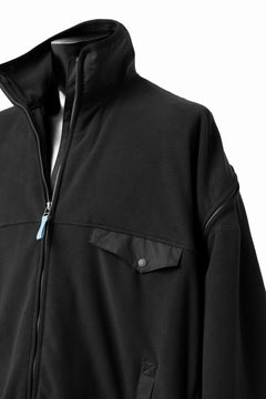 画像をギャラリービューアに読み込む, FACETASM HIGH-LOW FLEECE ZIPPER JACKET (BLACK)